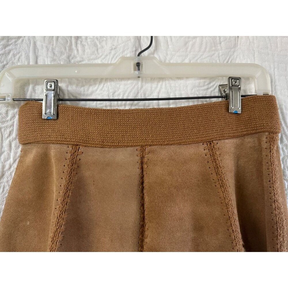 Vintage 70’s Suede Vest Skirt Set SZ 11/12 MEASUREMENTS BELOW - Picture 2 of 15